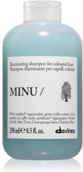 Davines Minu Illuminating shampoo champô iluminador para cabelo pintado 250 ml. Minu Illuminating shampoo
