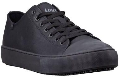 Lugz Stagger Lo Slip Resistant - Mens 7.5 Black Oxford Shoes D