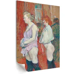 POSTER - 21x29 cm - Henri de Toulouse-Lautrec - Rue des Moulins