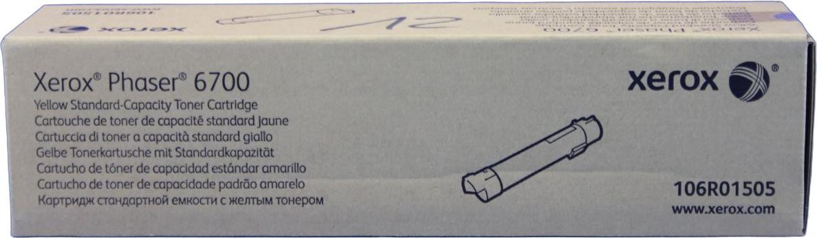Xerox Originele Toner 106R1505 PH6700 - Geel