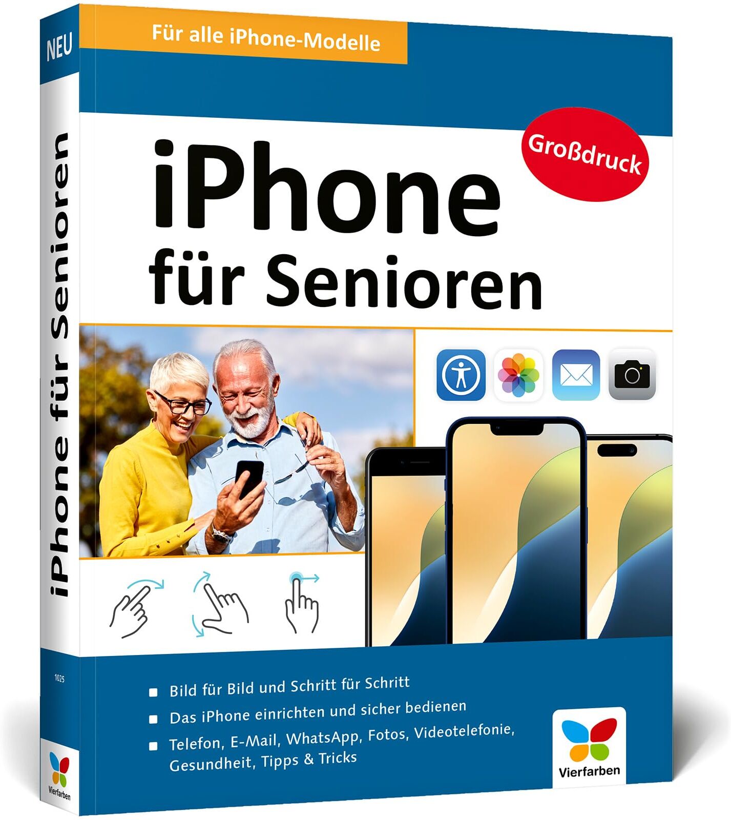 Jörg Rieger Espindola - iPhone für Senioren: Die neue iPhone-Anleitung für Späteinsteiger. Großdruck, in Farbe, inkl. zahlreicher Abbildungen. Aktuell zu iOS 18 - Preis vom 30.09.2026 09:01:18 h