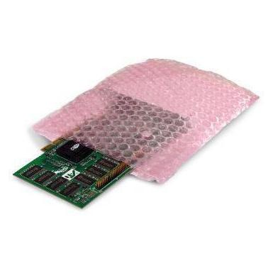 Transpak Luftpolsterbeutel antistatisch Masse 150x200mm Stärke 100µ rosa Noppen auf Aussenseite /Krt. (250 Stk.) (7340216)