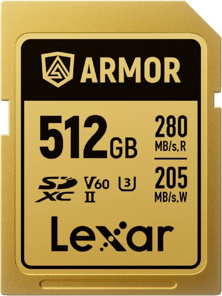 Lexar LSDAMGL512G SDXC UHS-II Geheugenkaart, 512 GB, 280 MB/s, Class 3 (U3)