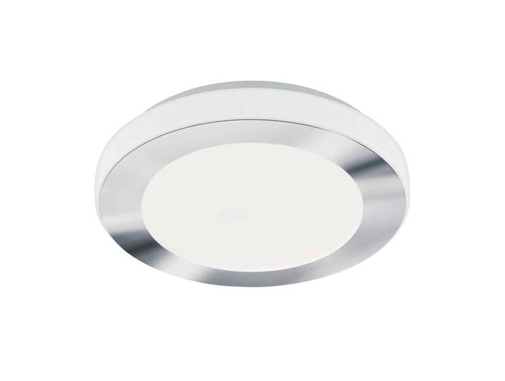 Celina Badezimmer-Deckenleuchte Palmas, Weiß, Chromfarben, Metall, Kunststoff, rund, 10 cm, Lampen & Leuchten, Innenbeleuchtung, Deckenleuchten, Deckenleuchten