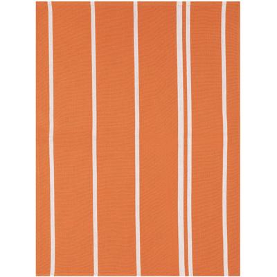 Geschirrtuch STUCO "Streifen", orange (orange, weiß), B:50cm L:70cm, 100% Baumwolle, Geschirrtücher, Geschirrtuch, mit jacquardartiger Streifenwebung
