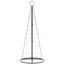 vidaXL, LED Weihnachtsdeko, Weihnachtsbaum Kegelform 200 LEDs Warmweiss 182 cm