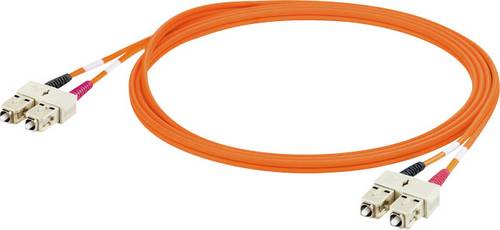 Weidmüller 8813310000 Glasfaser LWL Anschlusskabel 2.00m Orange [1x SC-Stecker - 1x SC-Stecker]