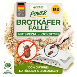 Green Guardia Brotkäfer Falle mit Spezial-Lockstoff: 15