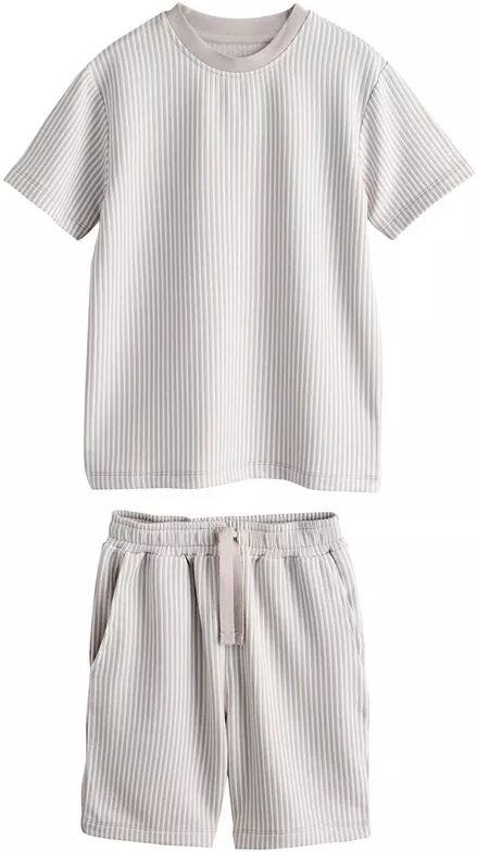 Next - Pyjama-Set, 6A, Hellgrau