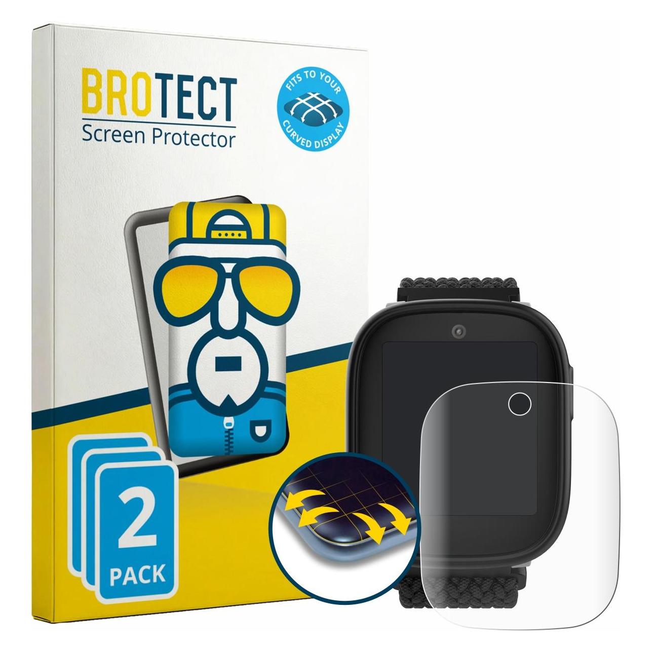 Brotect Fullscreen für Xplora X6 Play eSIM (2. Generation) Schutzfolie Displayschutz Folie Klar Transparent (5162886)