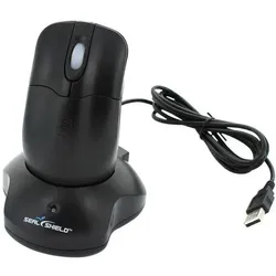 Seal Shield wireless Mouse black STM042W (Kabellos), Maus, Schwarz