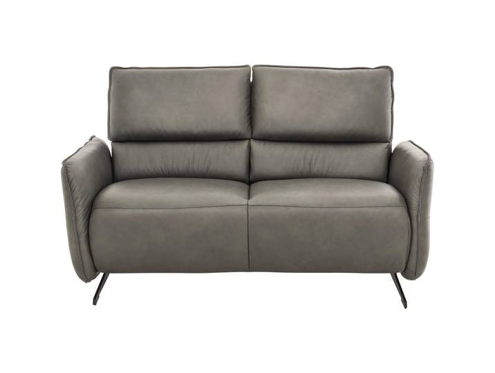 Sofa Leon Leder anthrazit B 141 T 91 cm