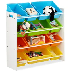 Relaxdays, Kinderregal, Kinderregal (86 x 31 x 88 cm)