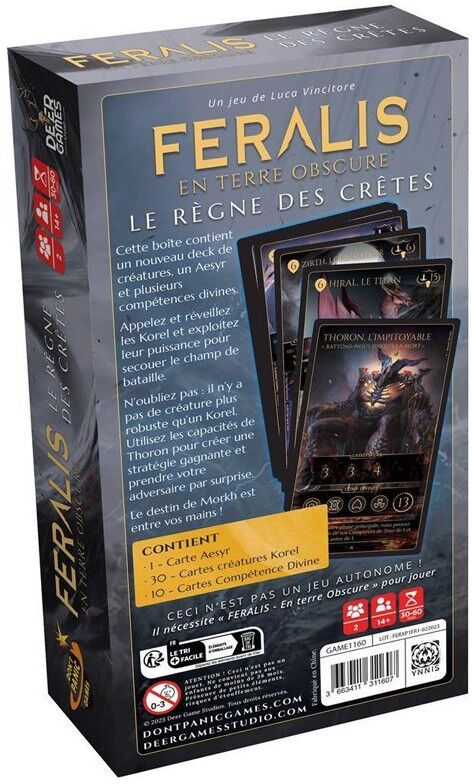 Don't Panic Games Feralis en Terres Obscures : Le Règne des crètes