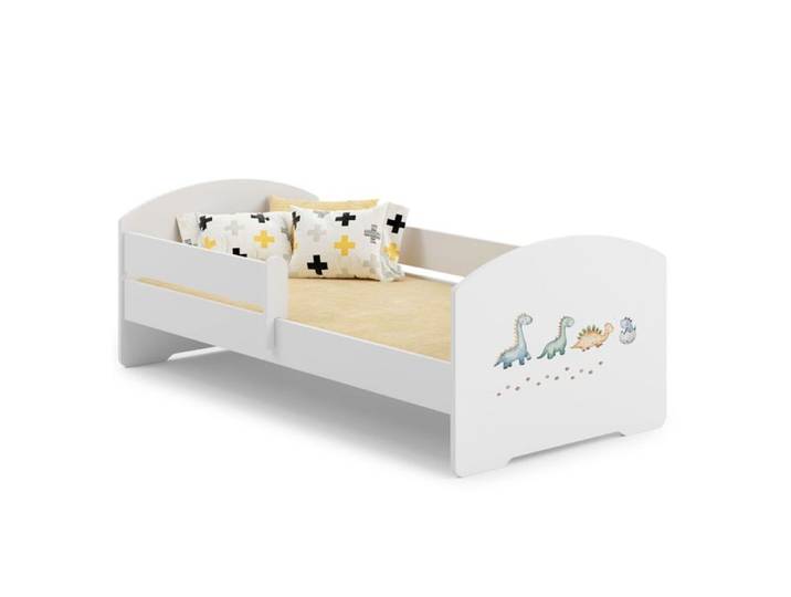 Lit enfant 140x70 Dinosaures avec matelas