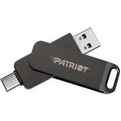 Patriot Rage R550 (512 GB, USB-A, USB-C), USB Stick, Schwarz