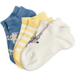 Tchibo - 3 Paar Kinder-Sneakersocken - Baby - Gr. 23-26 - blau