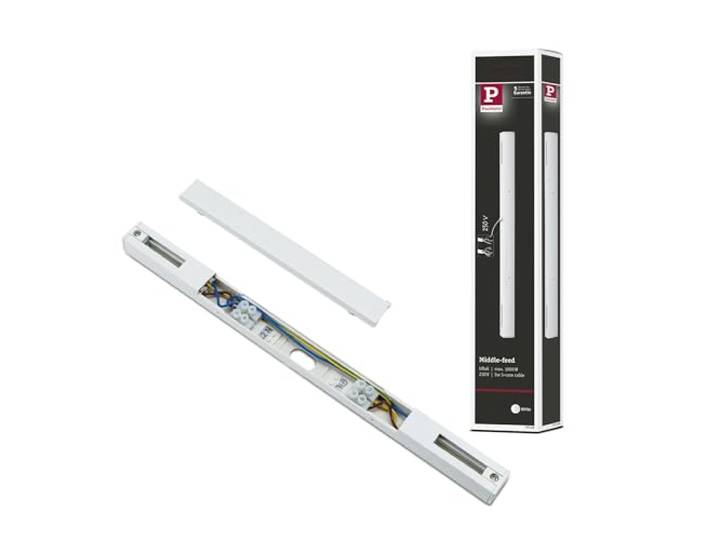 Paulmann URail 97766 hoogspanningsrailsysteemcomponent middenvoeding wit
