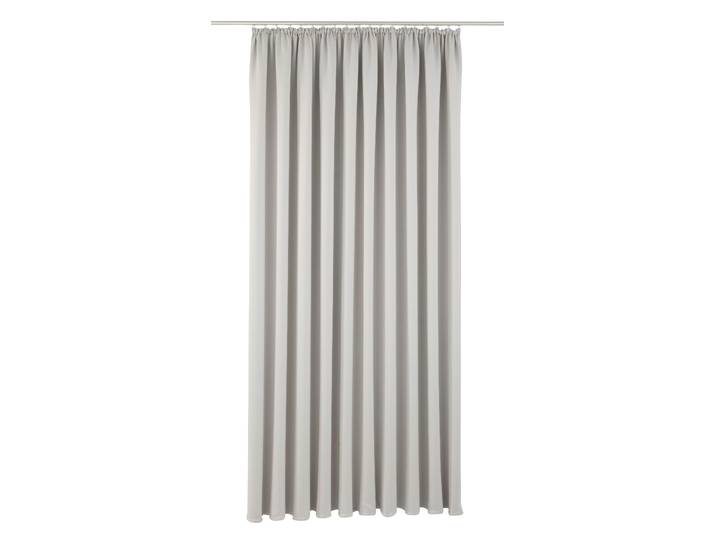 Verdunkelungsvorhang GOODPRODUCT Solana Gr. 8, grau (hellgrau), B:280cm H:245cm, Polyester, Gardinen, Verdunkelungsvorhang, Breite 280 cm, Überbreite, einfarbig, Raumteiler