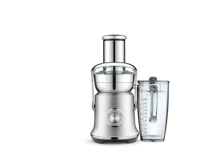 SAGE Entsafter Nutri Juicer Cold XL , silber (silberfarben), B:34cm H:42,9cm T:33,5cm, Entsafter, Auffangbehälter, Einfülltrichter, Tresterbehälter, Entsafter
