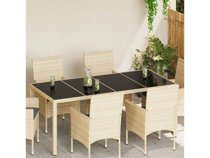 vidaXL Tischplatte 4 stk. Schwarz Gehärtetes Glas