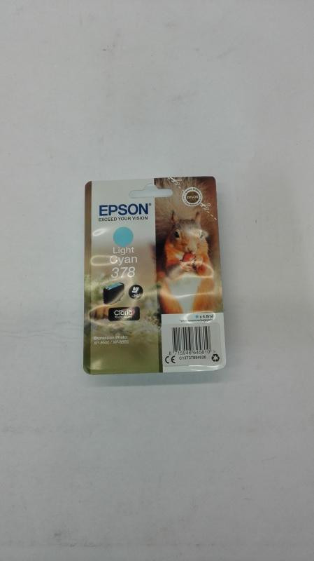 Epson Squirrel Inkt voor Claria Photo HD Type 378 Licht Cyaan