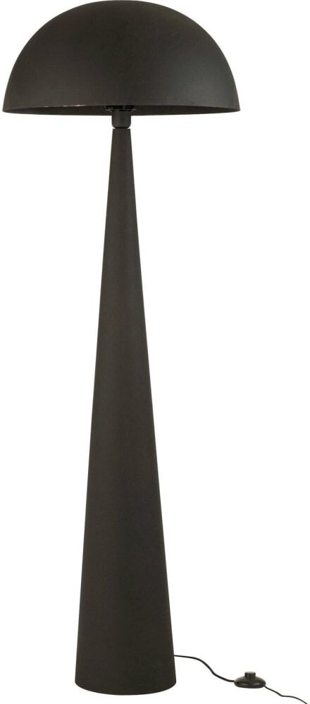 ReCollection Lampe champignon ronde en métal Noir 51x148x51cm