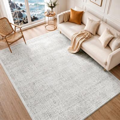 Teppich LIVABLISS "PENZA", weiß (braun), B:200cm H:10mm L:275cm, Polypropylen, Teppiche, Teppich