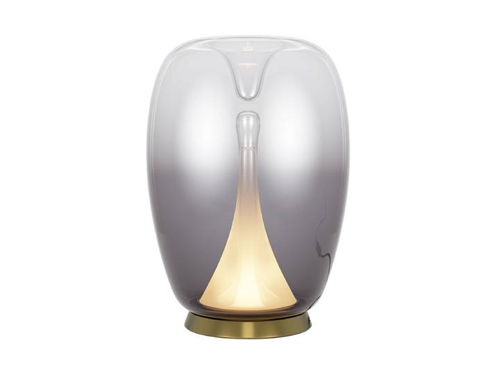 LED Design Tischlampe „Splash“ Rauchglas Maytoni
