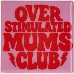 Untersetzer Love Moms Club Pink