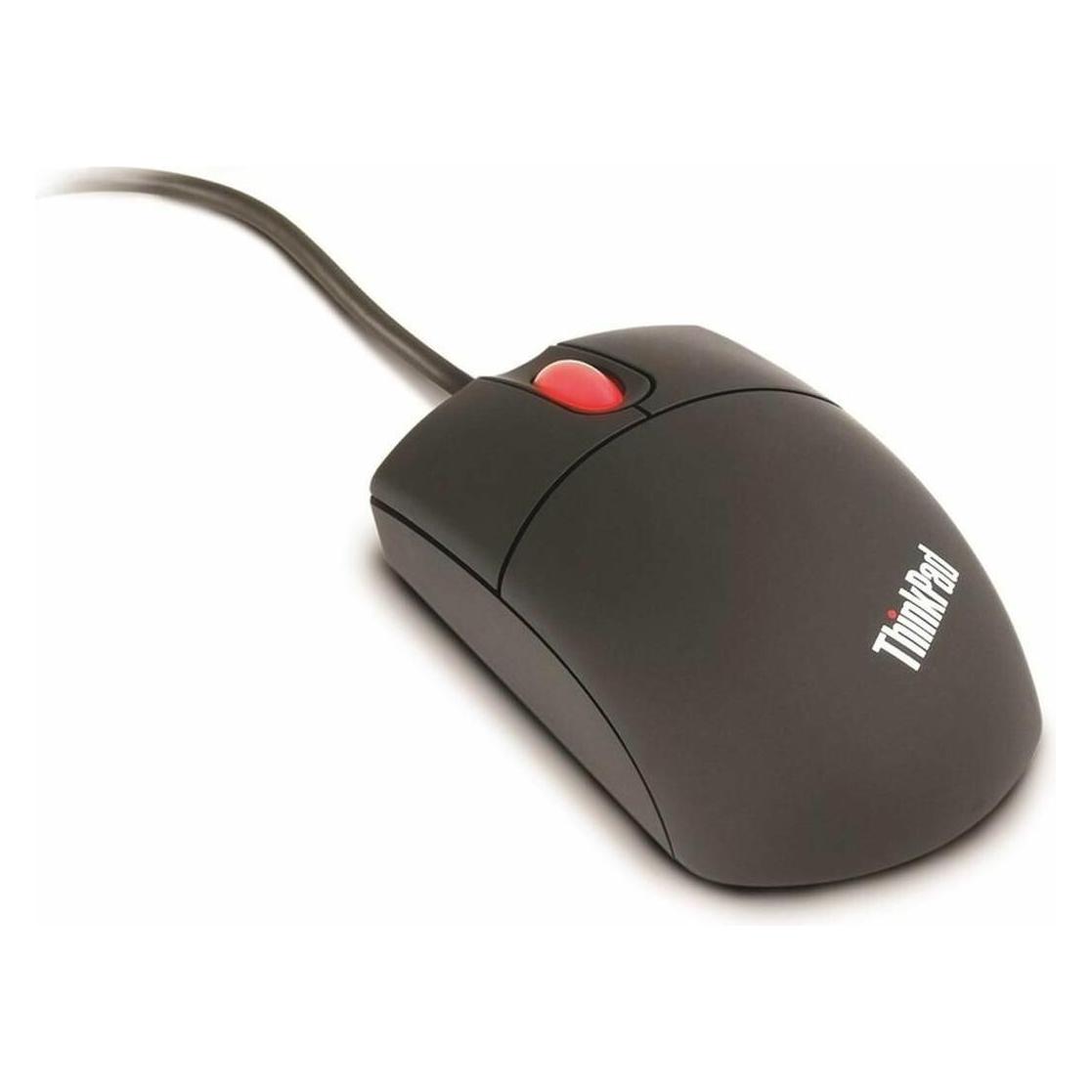Lenovo ThinkPad Travel Mouse - Souris compacte optique USB à 2 boutons + molette de défilement 1200dpi (Kabelgebunden) (31P7410)