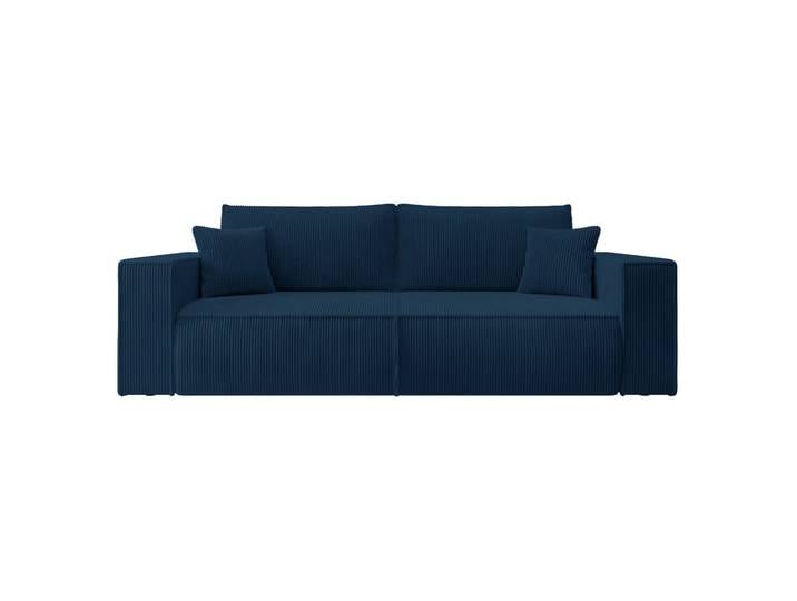 Dreisitziges ausklappbares Sofa Farese mit Stauraum, dunkelblauer