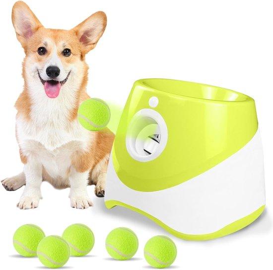 Famanu Tennisballenwerfer für Hunde - Automatische Ballenwerfmachine
