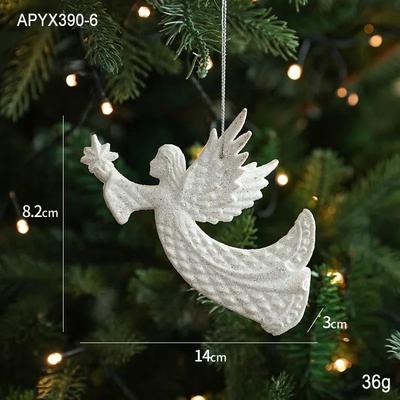 Uplift Treasures Christmas Tree Hanging Ornaments Snowflake Angel And Deer Pendants 7