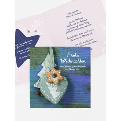 Weihnachtsgrußkarten geschäftlich selbst gestalten mit Spruch und Fotos im Onlinedesigner bei Meine-Kartenmanufaktur.de