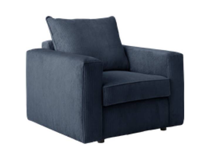 Fauteuil velours côtelé Otto