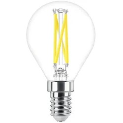 Philips LED Lampe MASTER LEDLuster, P45, E14, 2,5W, 2700K, klar, dimmbar PH44937400