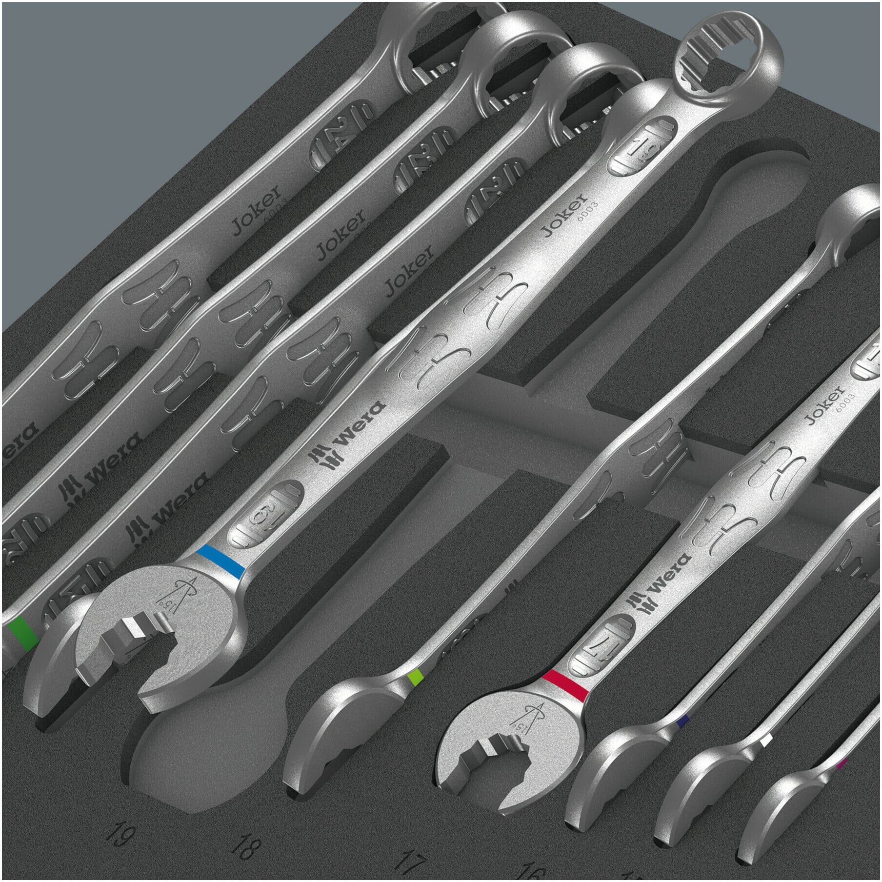 Wera 9731 Schaumstoffeinlage 6003 Joker Set 1, 19-teilig (05150121001)