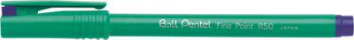 Tintenroller Pentel® Ball R 50, Strichstärke 0,4 mm, blau, 12 Stück