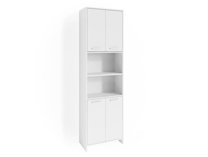 Vicco Badschrank Maris Weiß 56.1 x 190 cm, Holzwerkstoff, Rechteckig, 56.1x190x30 cm, Badezimmer, Badezimmerschränke, Hochschränke