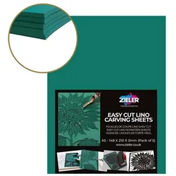 Zieler Linoleum sheets A5, 5 pcs.