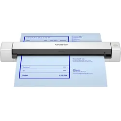 Brother, Scanner, DS640ETJ1 DS640 Mobiler A4-Scanner, 15 Seiten/Min. – 600 × 600 dpi – USB 3.2 – Stromversorgung über (USB)