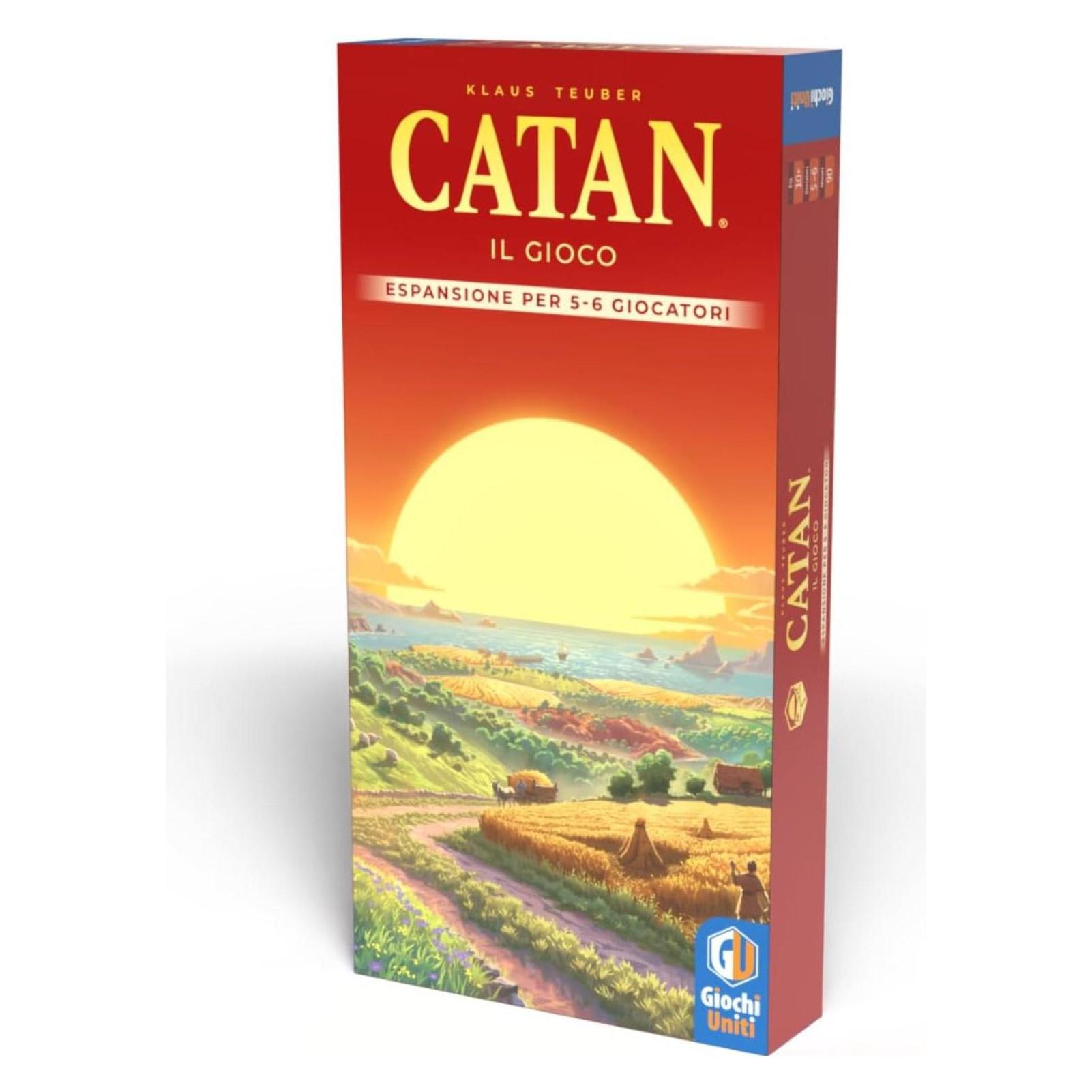 Giochi uniti CATAN Relaunch: Gioco Base, Exp 5/6 (Italienisch, 5 - 6 Spieler) (59382046)