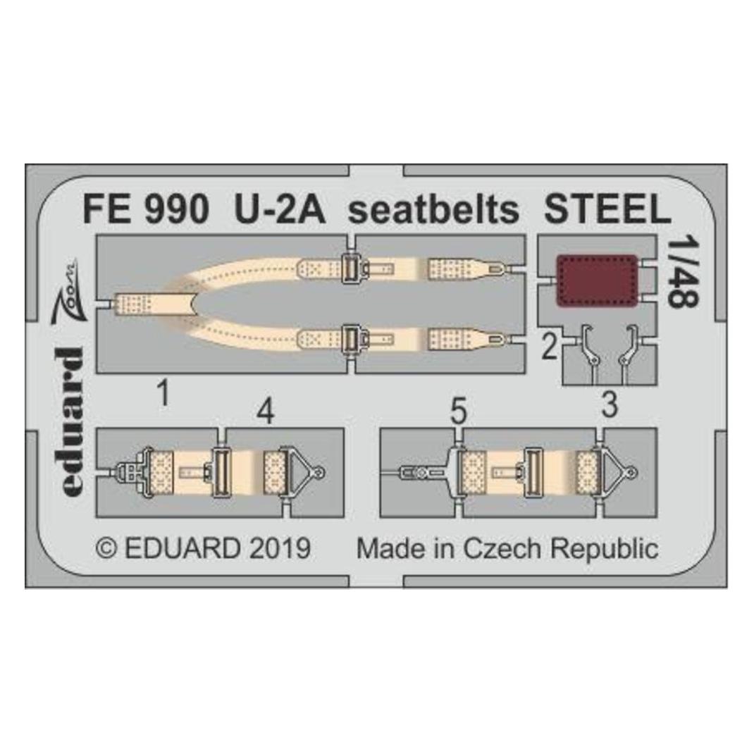 Eduard U-2A seatbelts STEEL for AFV Club (FE990)
