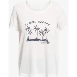 ROXY Damen Shirt CHASING THE WAV TEES, Größe S in Weiß Weiß