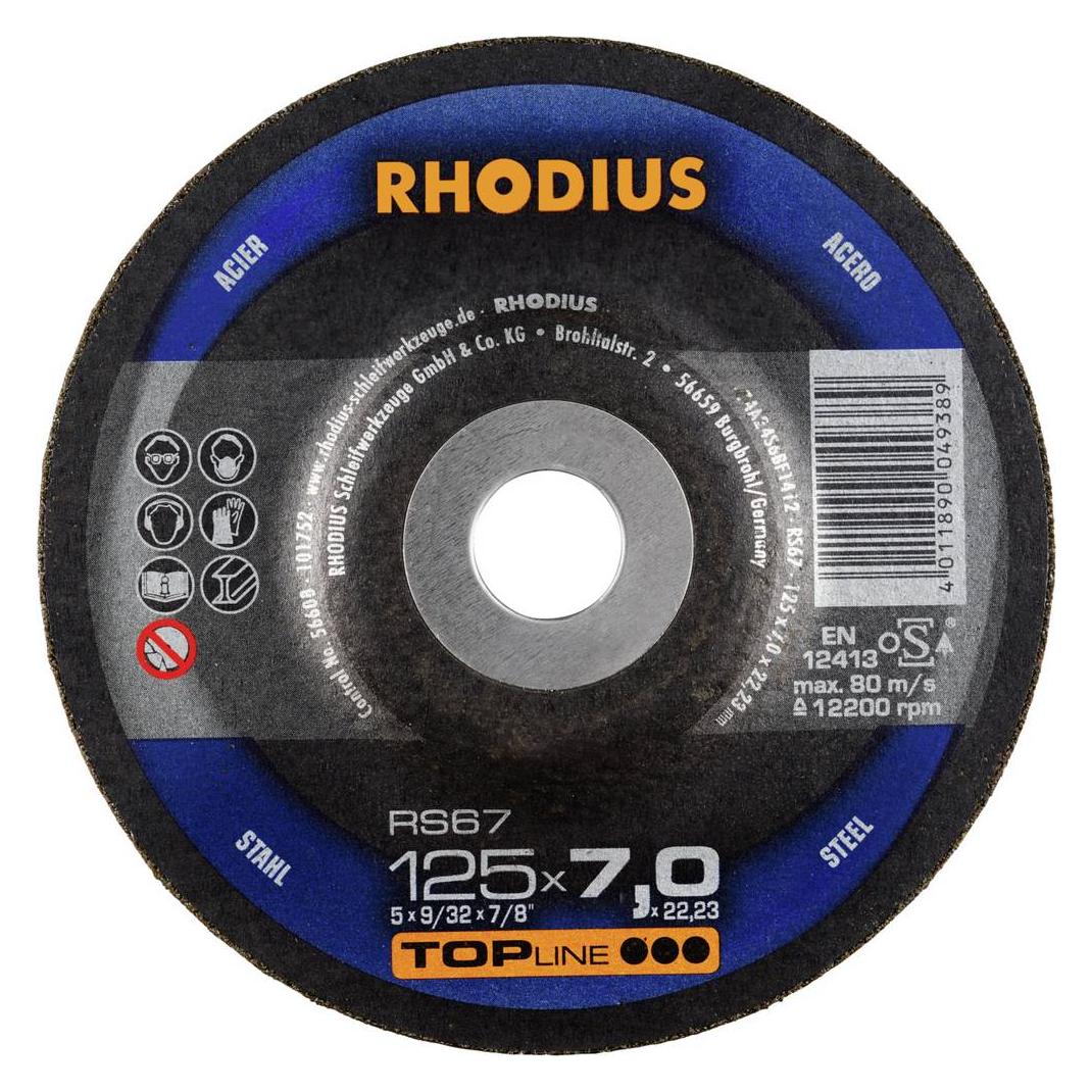 Rhodius 200141 RS67 Schruppscheibe Stahl 25 St. (200141)