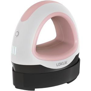 LOKLiK Transferpresse Mini Heat Press, pink, 6,6 x 11 cm, Hitzepresse für Textilien