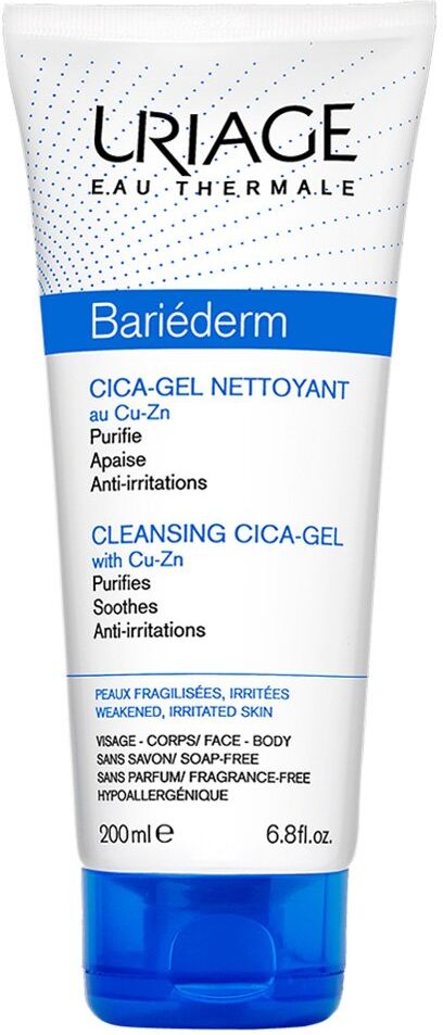 URIAGE Bariederm Cleansing Cica-Gel With Cu-Zn 200ml