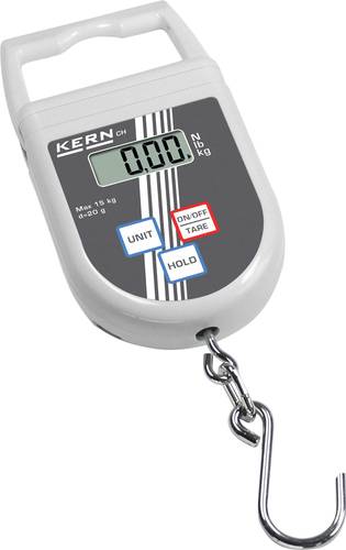 Kern Hängewaage CH 50K100+C kalibriert (DAkkS-akkreditiertes Labor) Wägebereich (max.) 50kg Ablesbarkeit 100g batteriebetrieben