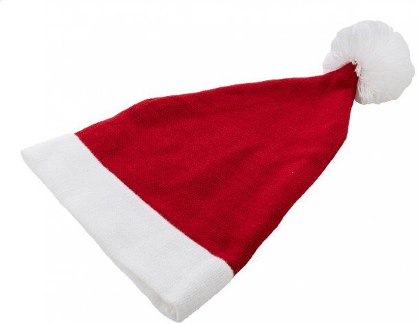 Cappello da Babbo Natale soffice con pon pon, ideale per feste Personalizzate o neutre
